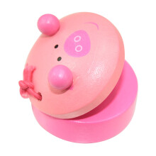 Baby Wooden Finger Castanets Pink