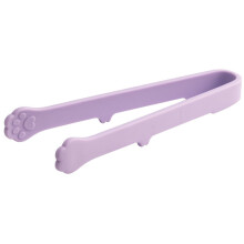 Cute Paw-Shaped Food Tongs - Multi-Use Kitchen Tongs for Fruits/Ice/Canned Foods, BPA-Free Silicone Tongs (Assorted Colors)