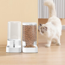 Pet Feeder and Water Dispenser Set with Anti-Slip Base
