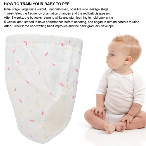 2Pcs Baby Training Underwear Cotton Reusable