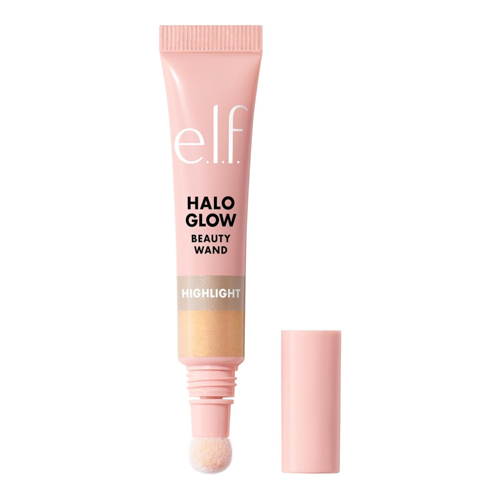 E.l.f. Halo Glow Highlight Beauty Wand, Liquid Highlighter Wand For Luminous, Glowing Skin, Buildable Formula, Vegan & Cruelty-Free, Starstruck