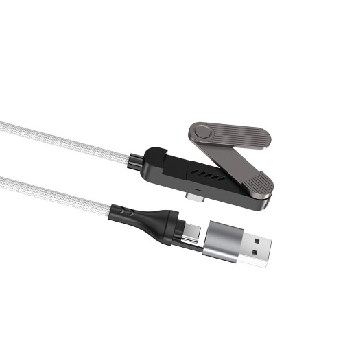 1.5M 65W Quick Charge Cable With Foldable Design For-White