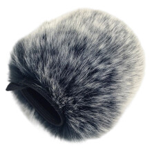 La housse en mousse pour microphones pour pare-brise-noir blanc