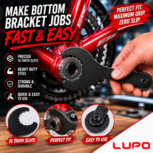LUPO Bottom Bracket Tool Spanner For Shimano Hollowtech II 2 Crankset 2