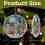 Dublin Christmas Crystal Glass Ornament Round 1pc 2