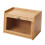 Living And Home 2-Tier Bamboo Bread Storage Cabinet for Kitchen Counter 4