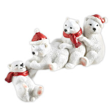 Kleine Tierfigur aus Kunstharz, niedliche-pola1bear