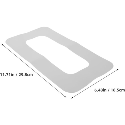4pcs Paddleboard Fin Slot Patch Replacement 9-inch White Tail Fin Connector 1
