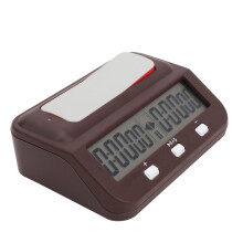 Wine Red Chess Clock with Bonus Function