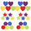 30Pcs Assorted Color Nylon Carpet Dots for Preschool and Classroom Use 1