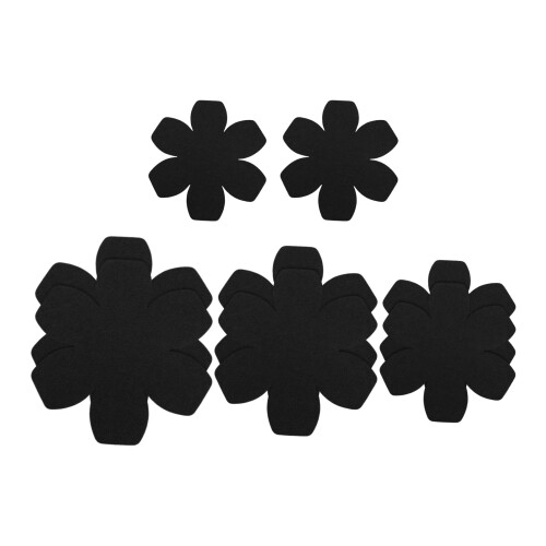 8Pcs Nonstick Pan Protectors Black Felt Pads for Pot and Pan Stability