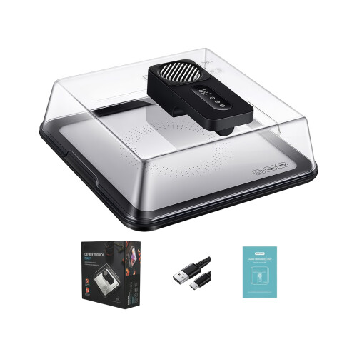 Easy to Clean Thawing Mat Meat Defrosting Box Practical-Black