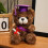 Graduation Cap Doll and Bear Plush 7.1 inch 1