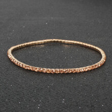 Mehrfarbiges Strass-Stretcharmband für Damen