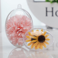 SEWACC Transparent Plastic Fillable Balls 10Pcs