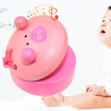 Baby Wooden Finger Castanets Pink