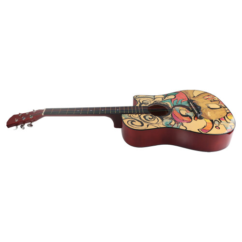 Wood Guitar 38in Graffiti Acoustic