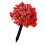 Veilchen, kugelförmiger Kunststoff-Gartenstecker,-Rot 1
