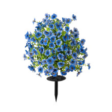 Duurzame plastic viooltjes zijden eucalyptussen boeketten-Blauw
