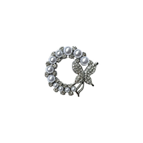 Épingle papillon personnalisable de style chinois avec-Argent
