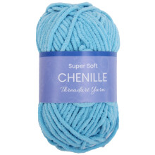 Žinylková příze ThreadArt na háčkování, pletení, amigurumi, super měkká plyšová sametová příze - 50 gramů 60 yardů #5 nadýchaných