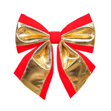 Penkiiy 15,35" Glitzernde Weihnachtsschleife, glänzende Schleifen aus Schleifenband für Baum, Kranz, Girlande, Ornamente, Geschenke,