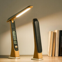 Lampe de bureau rechargeable à 3 couleurs, intensité variable, commande tactile, portable pour la lecture
