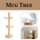 Apollo Beech Wood 6 Cup Mug Tree Holder Stand 5