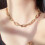 Chunky Thick Link Chain Choker Necklace Silver Gold Plated 3