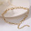 Chunky Thick Link Chain Choker Necklace Silver Gold Plated 2