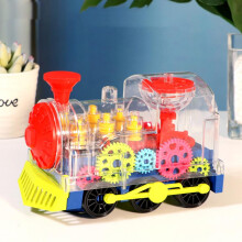 Transparent Gear Locomotive with Lights
