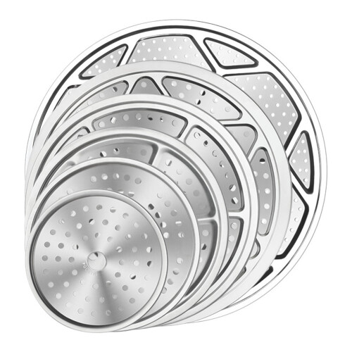304 Stainless Steel Round Steamer Tray 29cm 1