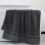 Toalha de praia absorvente e resistente ao desbotamento, 101,6 x 49,8 cm (40 x 19,6 polegadas), cinza. 4