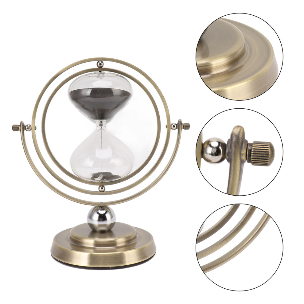 Classic Metal Hourglass Reliable Timer