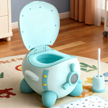 Baby Toilet Seat, Cartoon Plane Shape Green