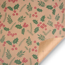 Carta da regalo natalizia con motivi festivi 100 cm 44 cm