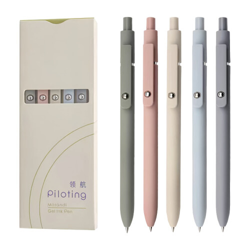 Penna roller gel multicolore, confezione da 5 pezzi, 10 ml ricaricabile