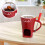 Ceramic cheese melting pot with candle warmer, 1 piece 2
