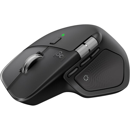 Logitech Logitech MX Master 4, Ergonomic Wireless Mouse with Advanced Performance Haptic Feedback, Ultra-Fast Scrolling, USB-C Charging, Bluetooth