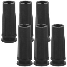 Plastic Tree Base Stand Black 6-Pack