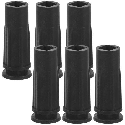 Plastic Tree Base Stand Black 6-Pack