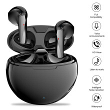 Draadloze Bluetooth 5.3-headset, mini-oordopjes, stereohoofdtelefoon met oplaadcase