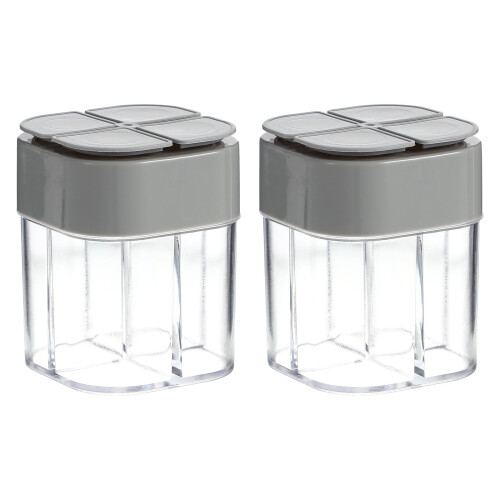 OUNONA Pots à épices multiples (2 pièces)