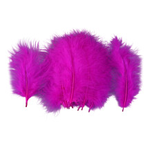 100Pcs Soft Natural Feather 15-20CM Length Colored-Rose