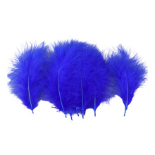 100Pcs 15-20CM Assorted Color Feather For Handmade-Royal Blue