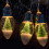 Christmas snow globe string lights battery operated 20 LED 1