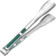 Kitchen Tongs Stainless Steel 9 Inch Heavy Duty