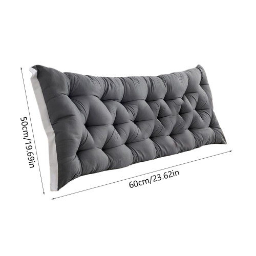 Back Support Cushion for Bed and Sofa 23.62 x 19.68 Inch 2