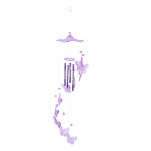 Butterfly Ornament Outdoor Decor Purple 70x12cm
