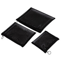 Portable Makeup Bag,Mesh Cosmetic Organizer Cosmetic Bag-3